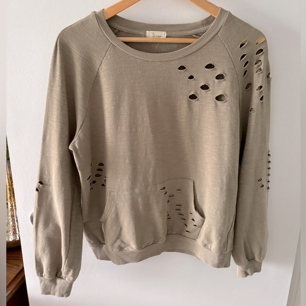 Distressed Cozy Sweater